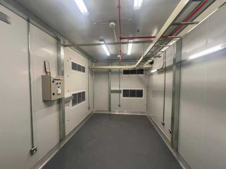 Arabsat – Prefab Telecom Equipment Room – Reqaz United Contracting